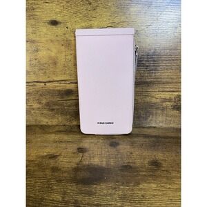 Heng Sheng Pink wallet Faux Leather Multiple card slots zippered pocket.    B.1